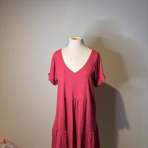 Anthropologie Saturday Sunday  Flounced knee length dress